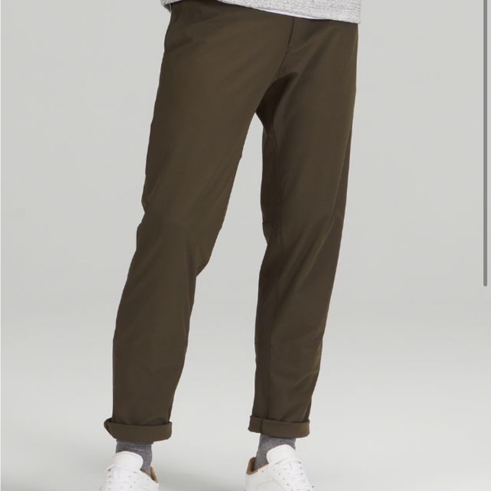 Lululemon Commission Classic Fit Pant 32” (32 inch) Warpstreme 31 Waist olive